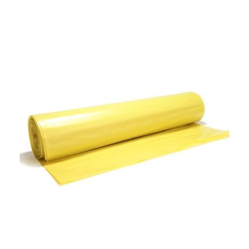 Szemeteszsák 70x110 cm 0.03 mm, 130 liter, 10 db sárga